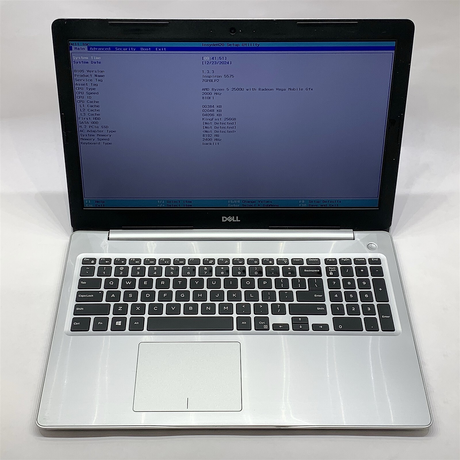 Dell Inspiron 5575 Laptop AMD Ryzen 2500U 2.00GHZ 15.6
