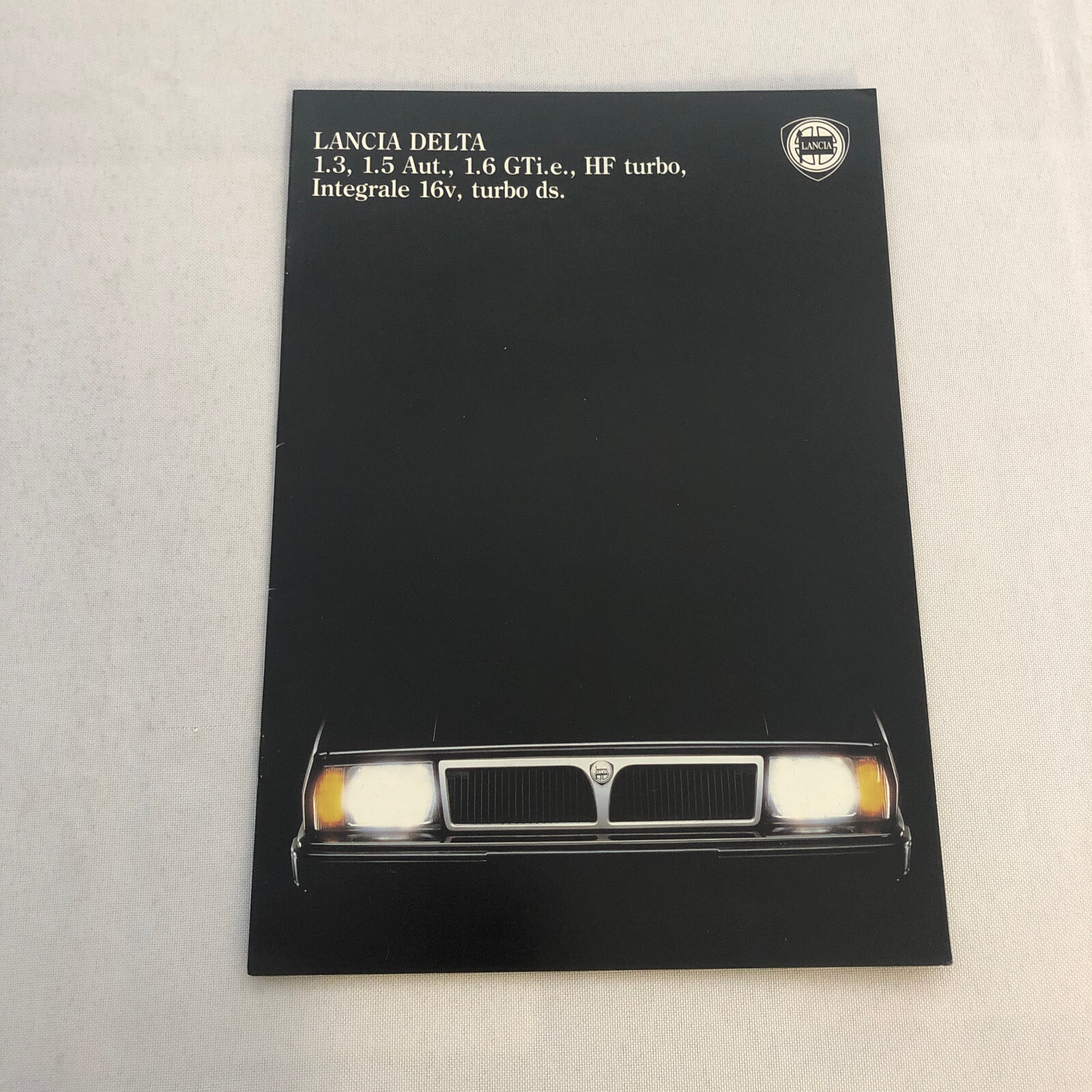 Lancia Delta Car Sales Brochure Catalog German HF Turbo Delta Integrale GTi