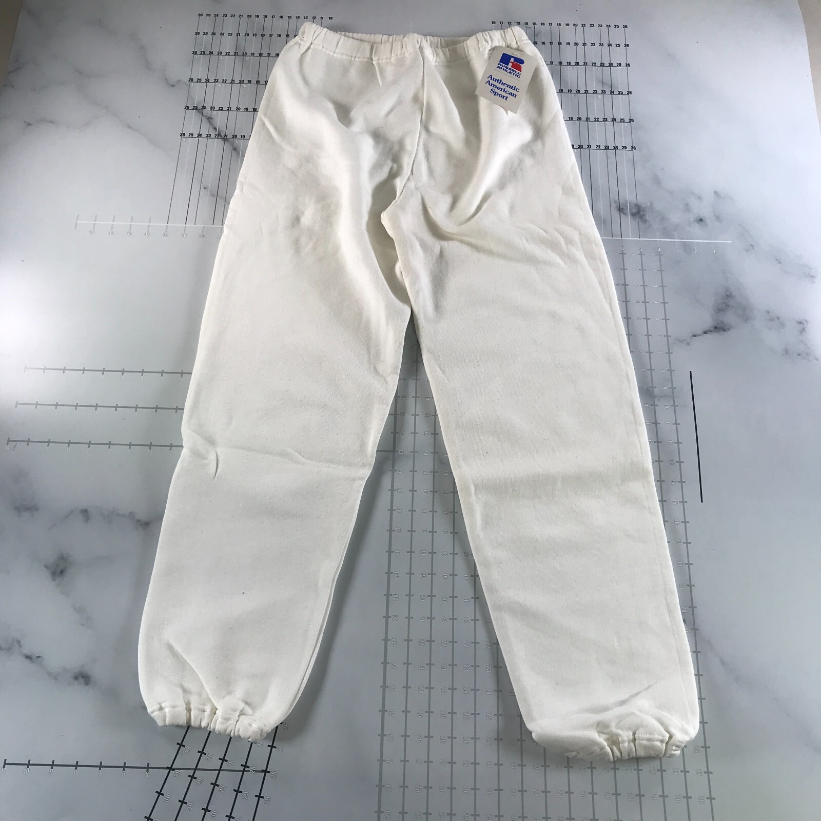 Vintage Russell Athletic Sweatpants Mens Medium Thick White Vintage Russell Athletic Sweatpants Mens Medium Thick White