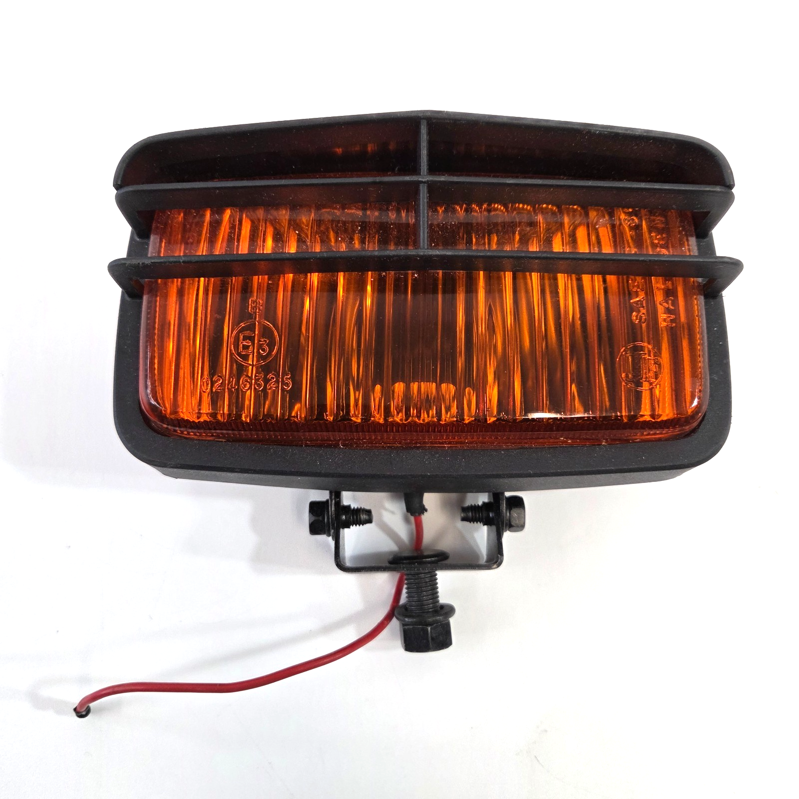 Vintage Amber Lens High Intensity Fog Lamp Light Halogen