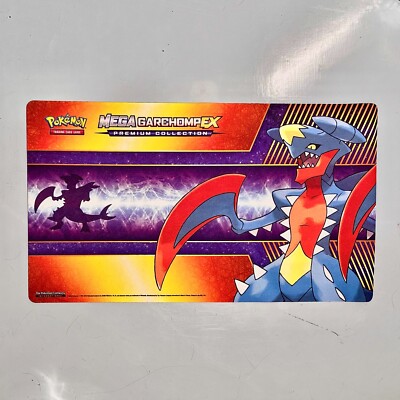 2016 Pokemon TCG Large 23'' Card Game Playing Mat feat. Mega Garchomp EX