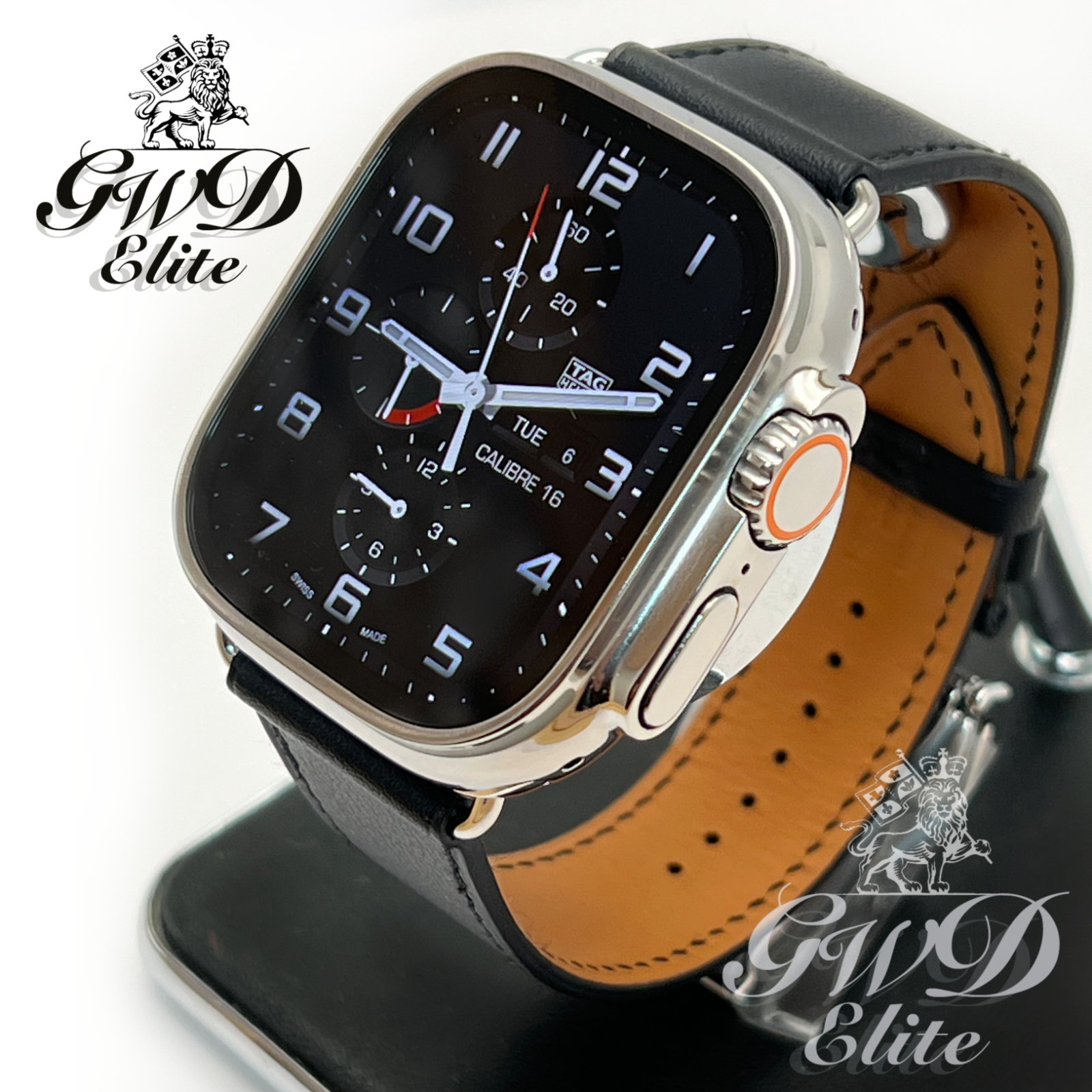 Apple Watch Ultra 2 Diamond Polished with Genuine Hermes Apple Watch Ultra 2 Diamond Polished with Genuine Hermes