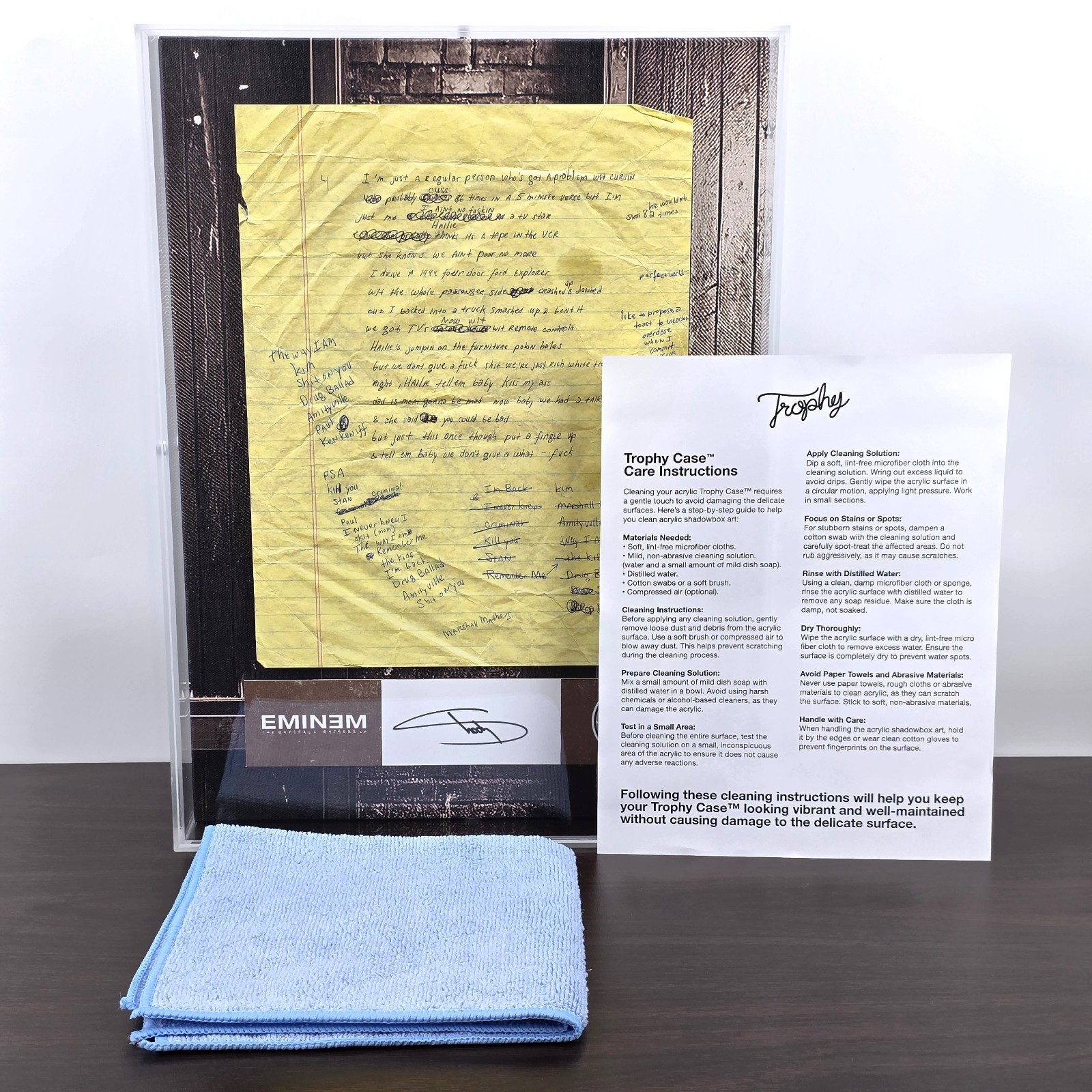 Eminem MMLP Limited Edition SIGNED Autographed Tracklist