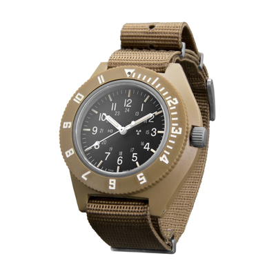 Pre-owned Marathon 41mm Desert Tan Pilot's Navigator High-impact Composite Fibreshell Quar