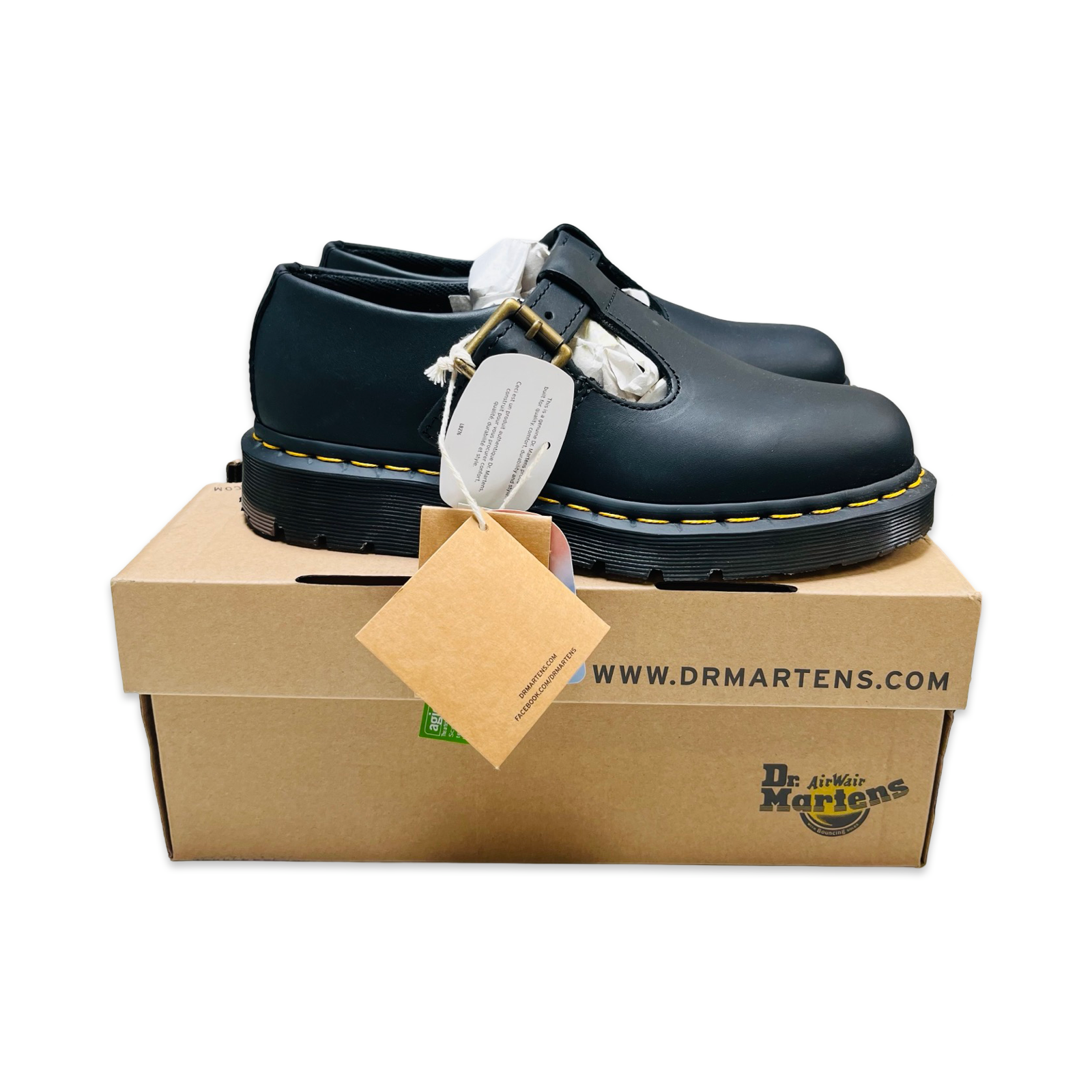 Dr. Martens Polley Sr Mary Jane Buckle Shoes Women's US Size