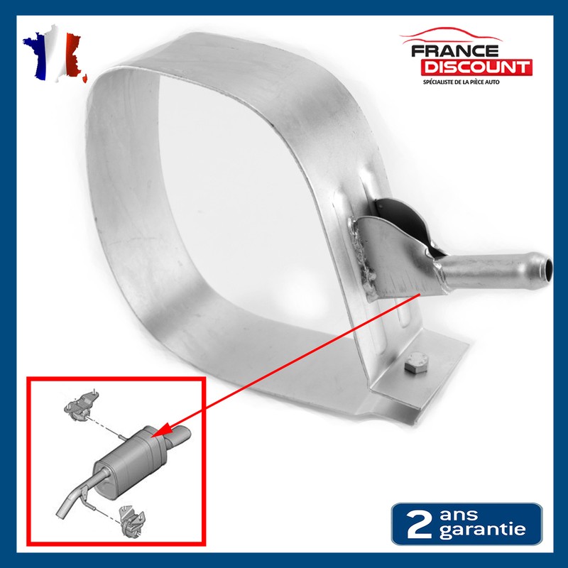 Sangle Collier Echappement Silencieux PrÃ©Vu Pour C3 Peugeot 207 208 2008 1730.87