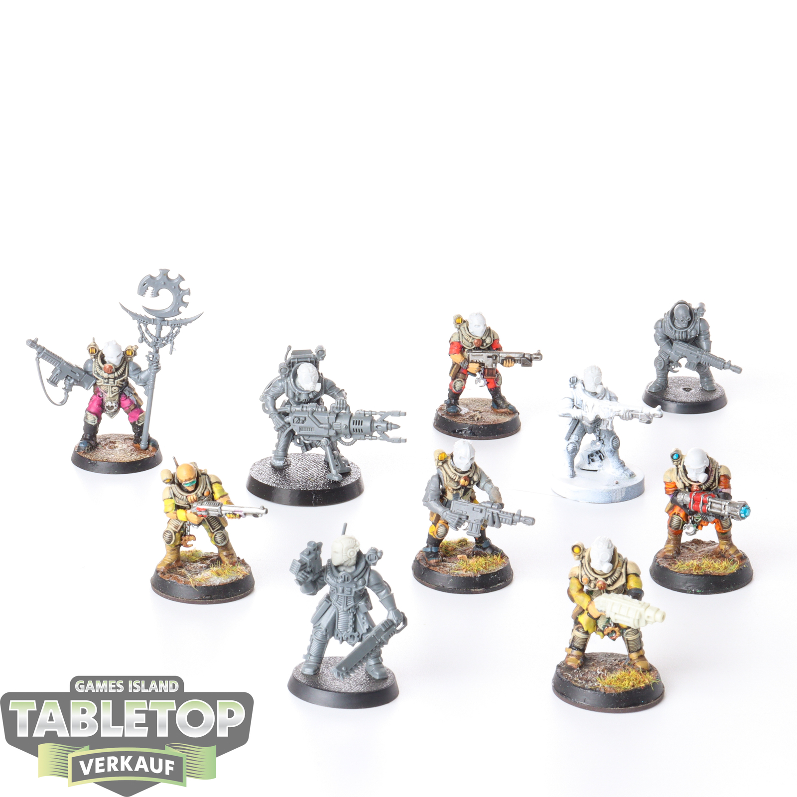 Genestealer Cults - 10x Neophyte Hybrids - teilweise bemalt