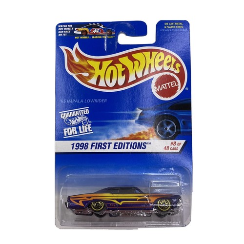 1998 Hot Wheels #635 First Editions 8/48 '65 IMPALA LOWRIDER