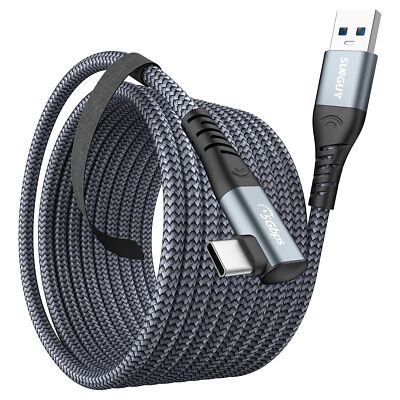 SUNGUY Link Cable 20FT Compatible with Meta/Oculus Quest 3/2/Pico 4 Accessori...