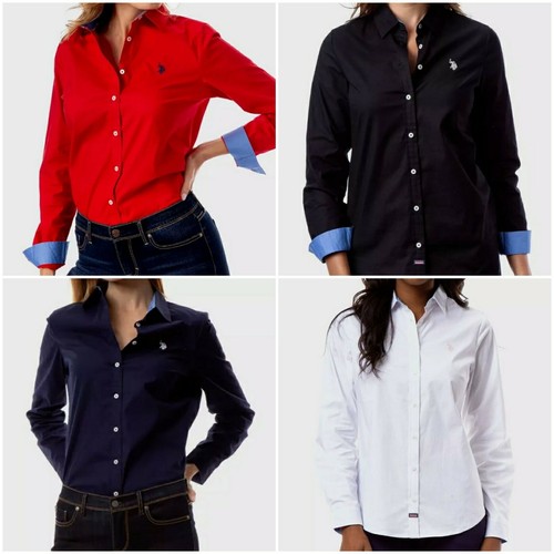 「U.S. POLO ASSN.」 長袖ネルシャツ L ネイビー レディース _12.JPG?set_id=880000500F