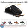 Snowmobile Cover Waterproof Outdoor,Heavy Duty 420D Oxford Fabric Polaris Snow Mobile Cover,Universal Large Trailerable Snowmobile Storage Cover for Skidoo,Arctic Cat,Pro RMK,Yamaha,Lynx,Camso,CFMOTO