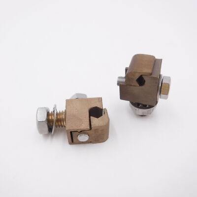 2 Pack Bronze Ground Connectors 4-2/0 AWG GC208