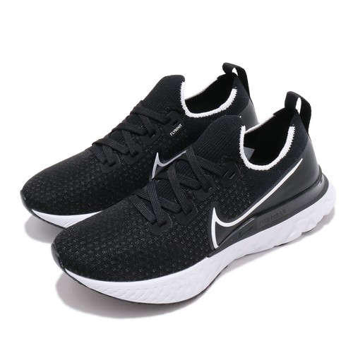 

Nike Wmns React Infinity Run FK Flyknit Black White Women Running CD4372-002, Черный, Wmns Nike React Infinity Run Fk