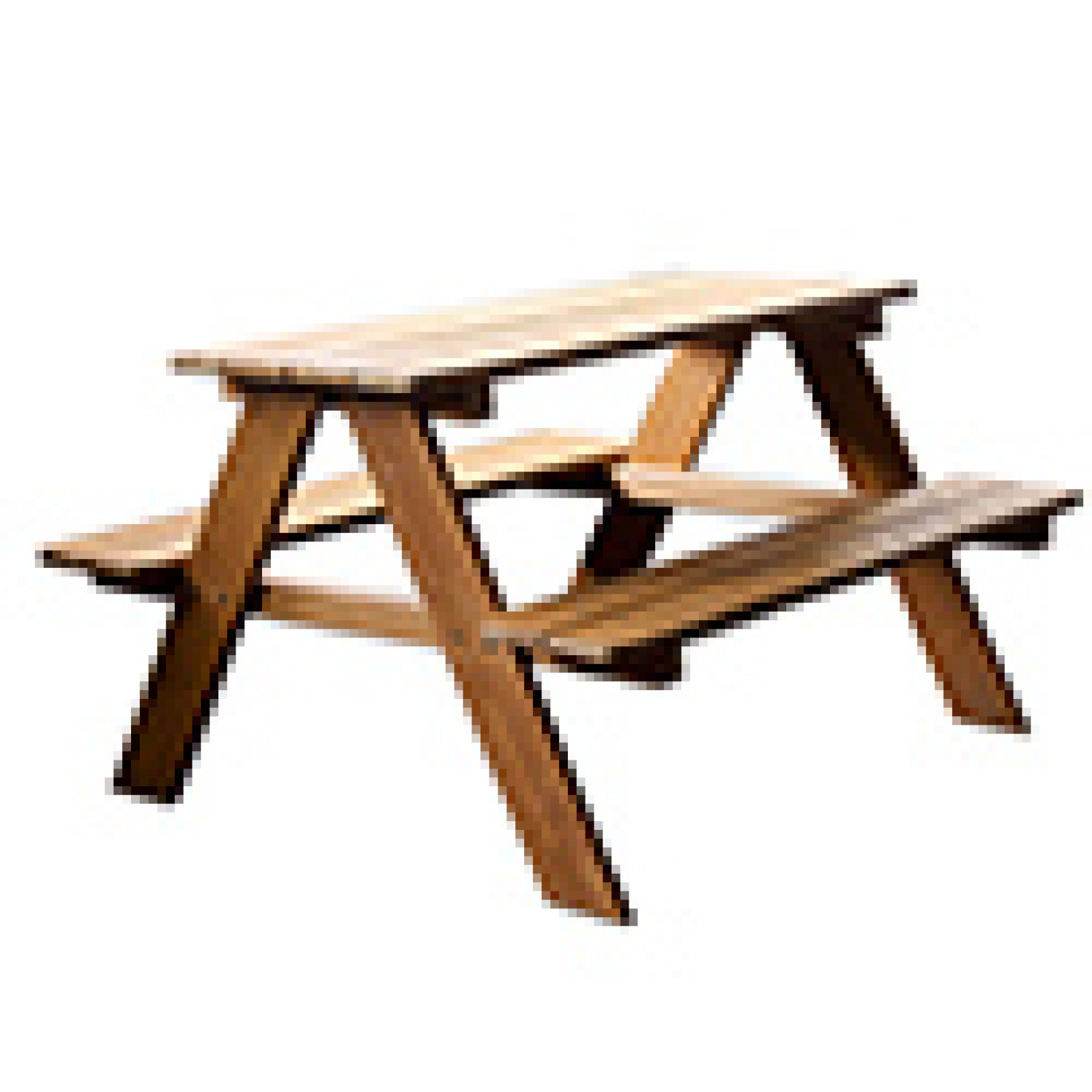 Homeware Kids Wooden Picnic Table Four Seat Chair Weather Proof  Indoor/Outdoor