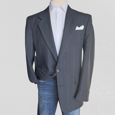 Balmain Kids striped knitted blazer - Neutrals
