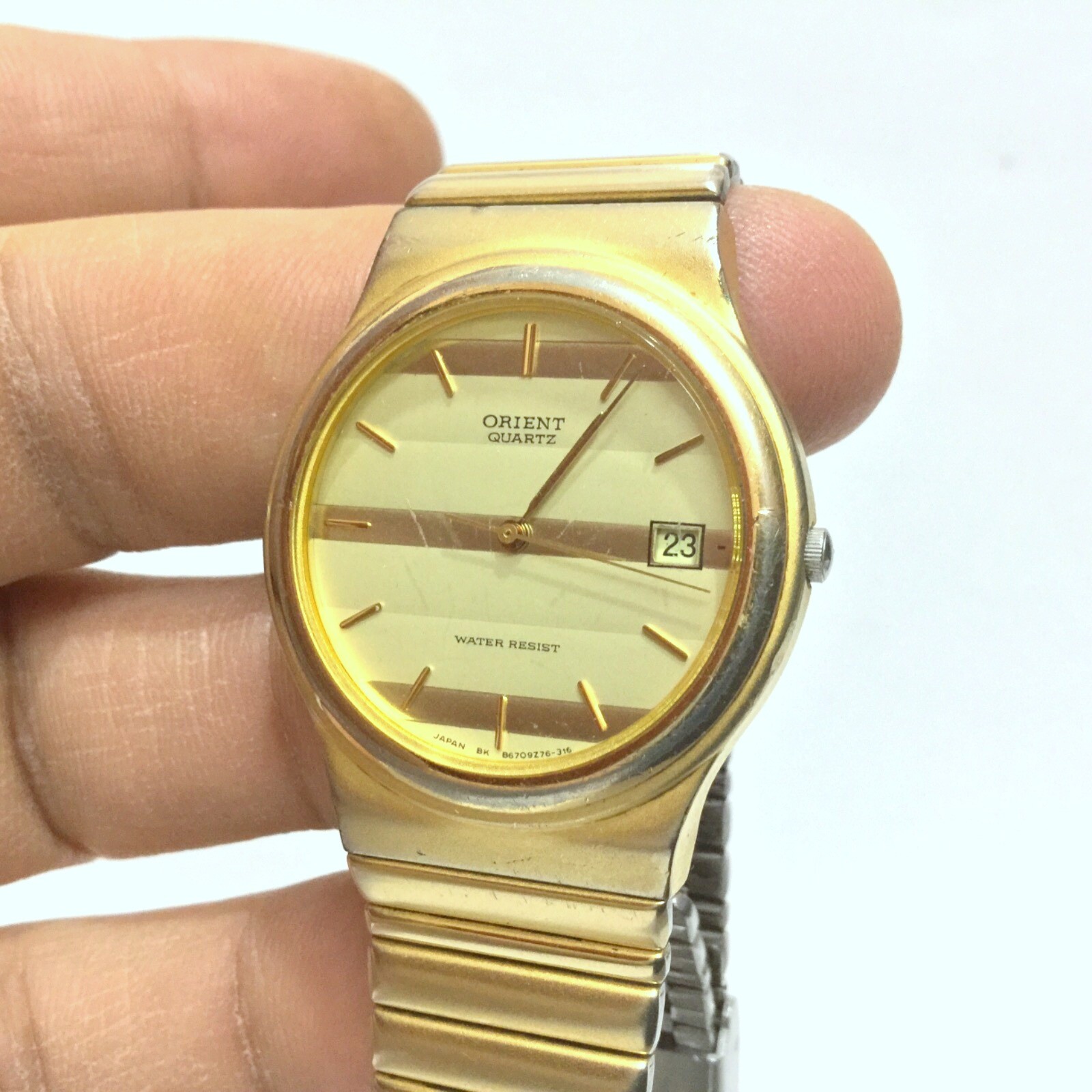 Vintage Watch Orient Quartz For Men Watch Wrist Waterproof