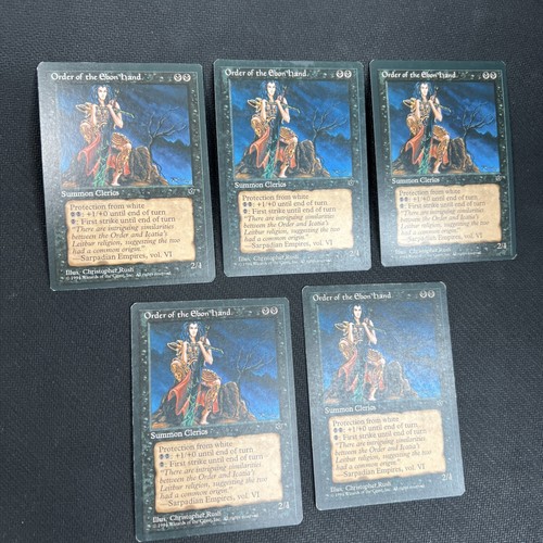 Order of the Ebon Hand MTG Fallen Empires Black Christopher