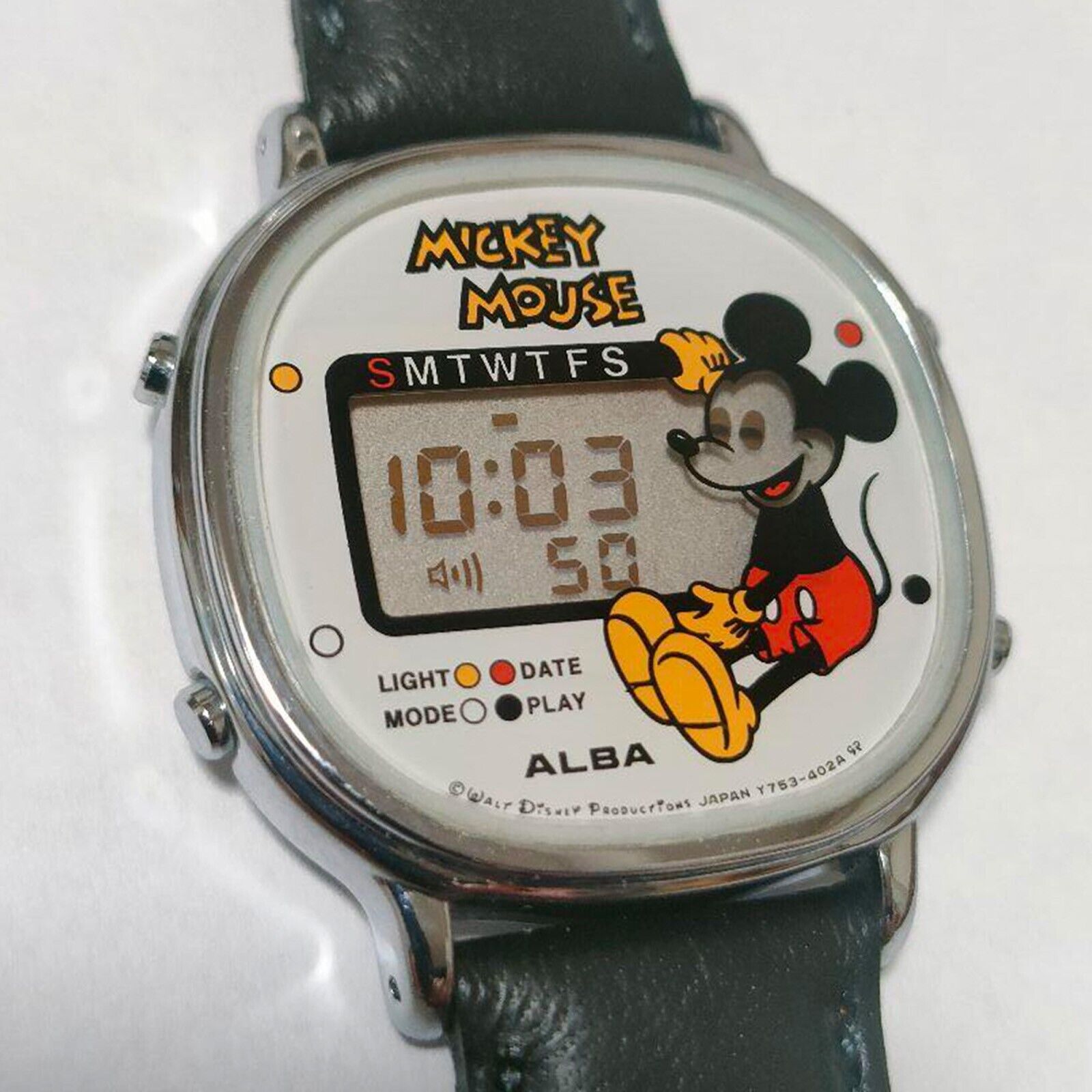SEIKO ALBA DISNEY MICKEY MOUSE Digital Watch Wristwatch SEIKO ALBA DISNEY MICKEY MOUSE Digital Watch Wristwatch