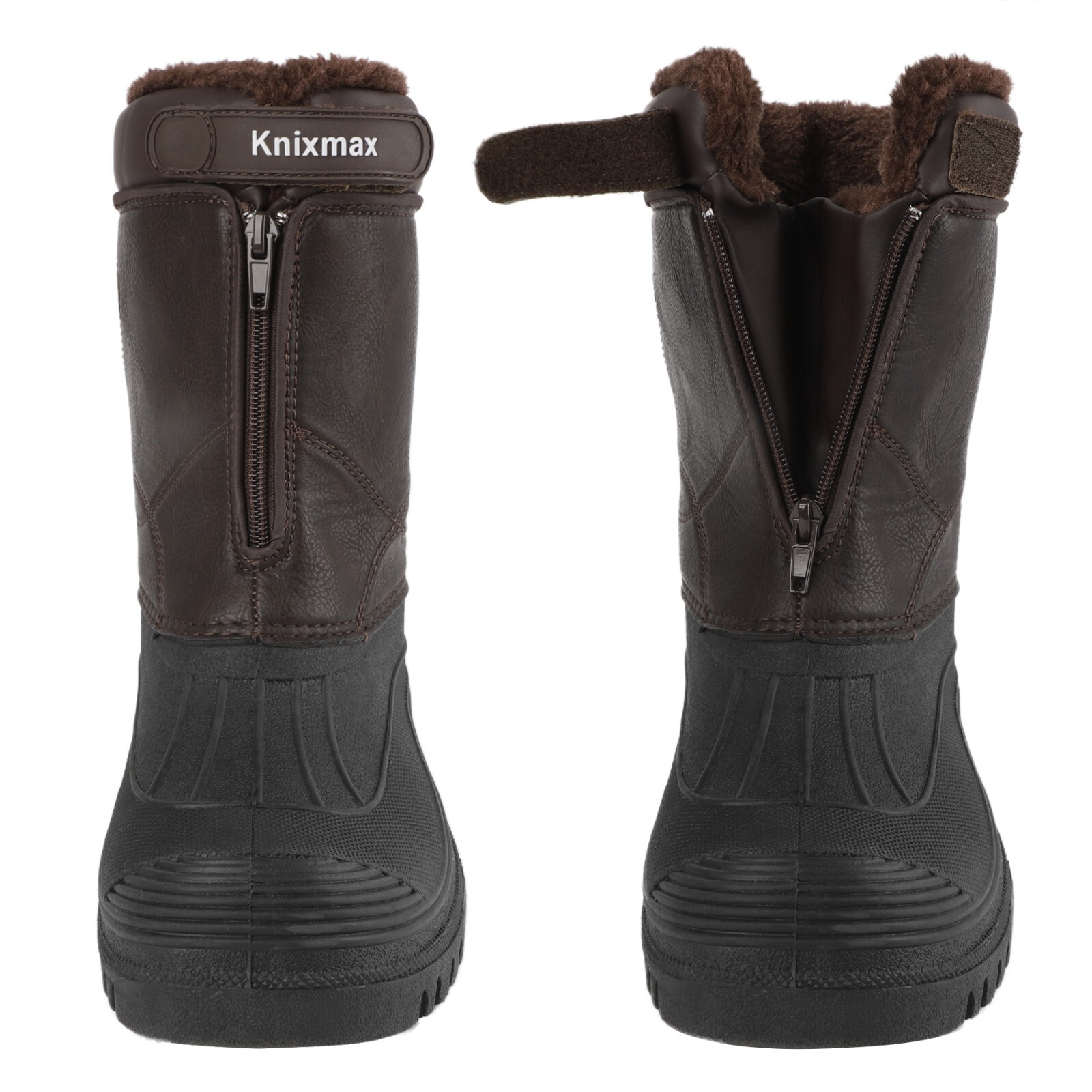 Men's Winter Snow Boots Insulated Waterproof Warm Outdoor Hiking Boots Anti-Slip