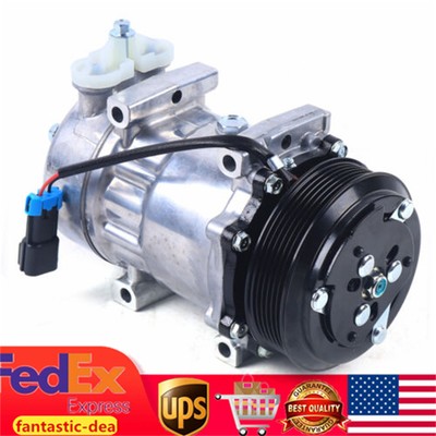 For Peterbilt & Kenworth T660 T800 4039 4424 4731 A/C AC Compressor with Clutch
