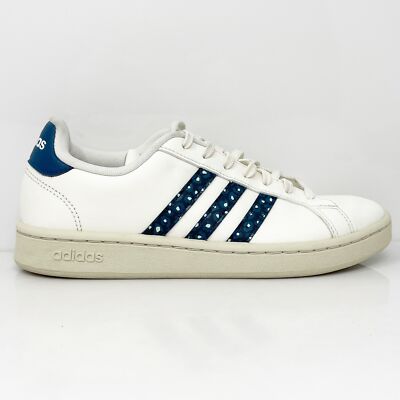 

Adidas Womens Grand Court EH1111 Белая повседневная обувь Кроссовки Размер 8, Белый, Grand Court