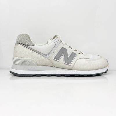 

New Balance Womens 574 WL574UJB Белая повседневная обувь Кроссовки Размер 8,5 B, Белый, 574
