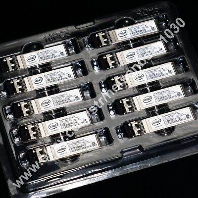 10-Pack Genuine Intel 10Gbe FTLX8571D3BCV-IT E10GSFPSR E65689-001 NIC X520 X710 