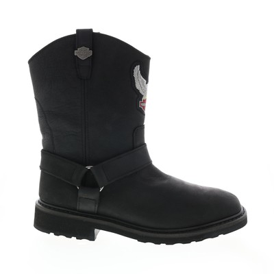 

Мужские черные кожаные мотоботы Harley-Davidson Ballard D93636 7, Черный, Harley-Davidson Ballard