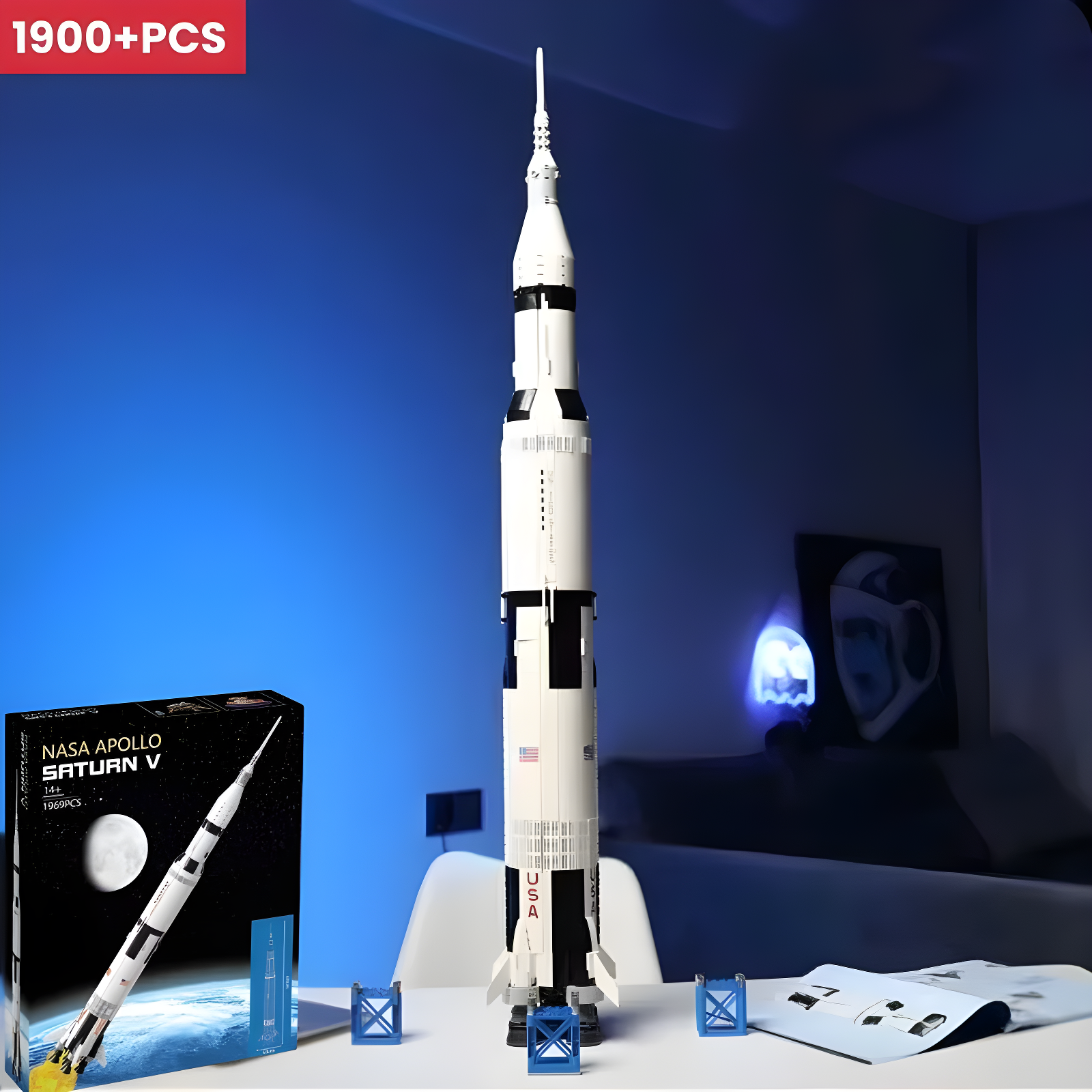メタル42cm アポロ ロケット NASA ローンチパッド SATURN 5V Yahoo