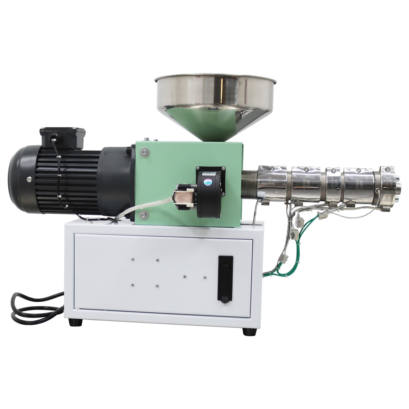 SJ35 110V Single Screw Extruder Plastic Extrusion Processer 0.1-5kg/h Dia.1.37"