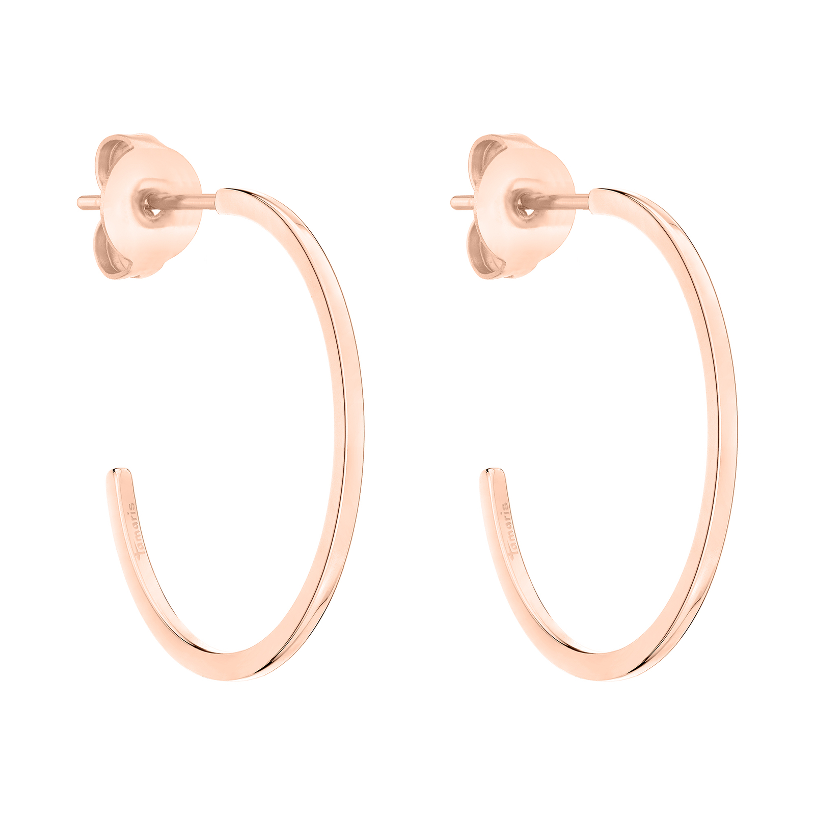 Tamaris Damen Ohrschmuck Creole 2,3 cm Edelstahl IP Roségold TJ-0329-E-23 NEU