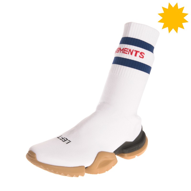 RRP €755 VETEMENTS X REEBOK Sock Like Sneakers Size 39 UK 6 US 7 High Top