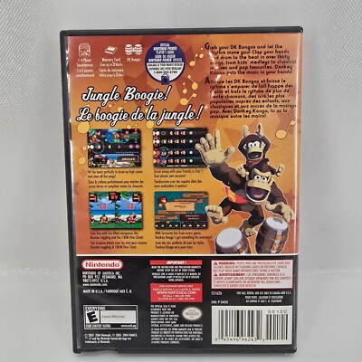 Donkey Konga (Nintendo GameCube, 2004) Complete CIB Bongos Not Included
