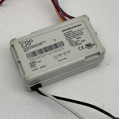 ERP ERP030W-0700-38.5 Dimmable Constant Current LED Driver 27W 29-38.5VDC 700mA