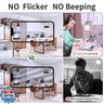 evelor 6-Pack A19 LED Light Bulbs,60 Watt Equivalent Daylight 5000K with E26 Base,Efficient 9W,800 Lumens Non-Dimmable LED Bulbs,15000 Hours, Ideal for Bedroom Living Room