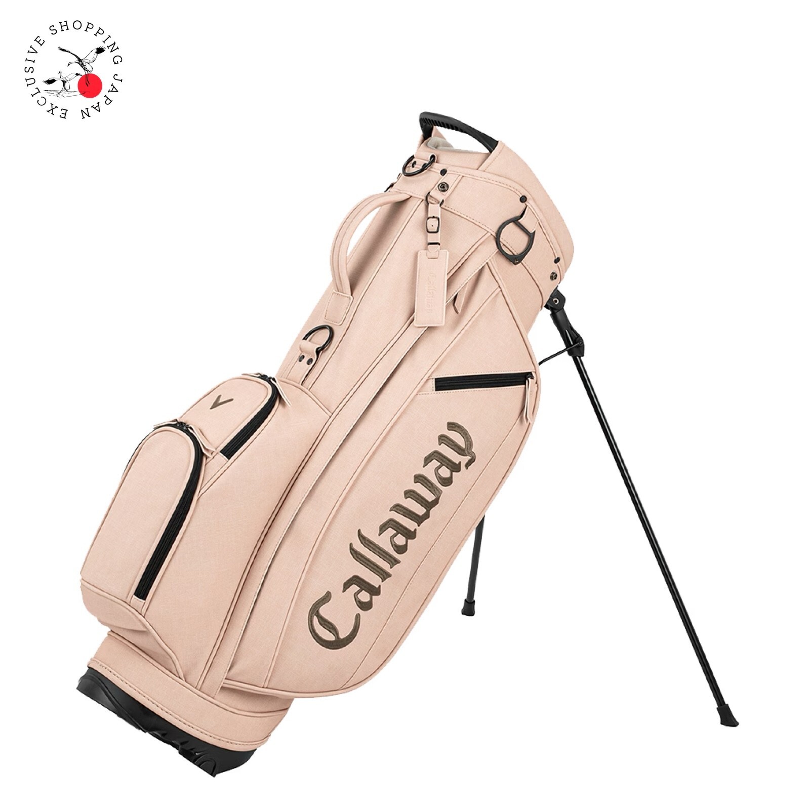 ca46 Callaway Golf bag 白×ピンク Callaway Golf Ladies Caddy Bag CRT UPTOWN 24 JM 8.5 x 46