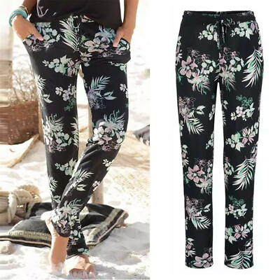 NEW WOMENS HAREM TROUSERS ALI BABA PANTS BAGGY HAREEM LEGGINGS PLUS SIZE US