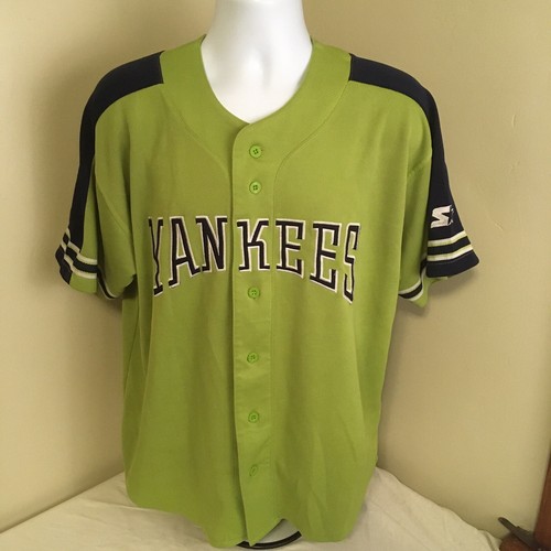希少 90s starter NY ヤンキース vtg ジャケット 緑 グリーン 90s 90年代 ニューヨークヤンキース 野球 MLB スタジャン