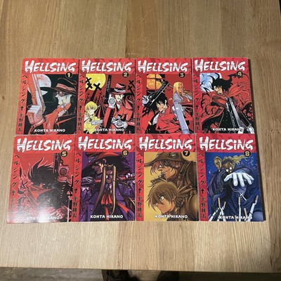 Hellsing Manga Lot Vol 1-8 Dark Horse English