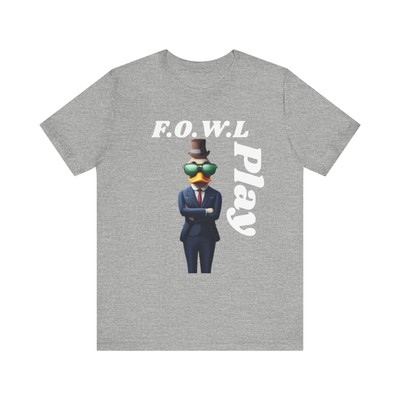 An eye-grabbing, unique ''F.O.W.L Play'' Unisex Jersey Short Sleeve Tee!