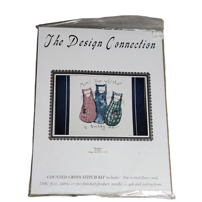 The Design Connection Whiskers Counted Cross Stitch Kit K7-267