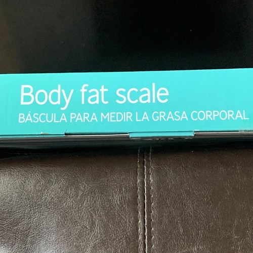 Electronic LCD Bathroom Scale Slim Digital 400lb Body Weight BMI & Fat Display.