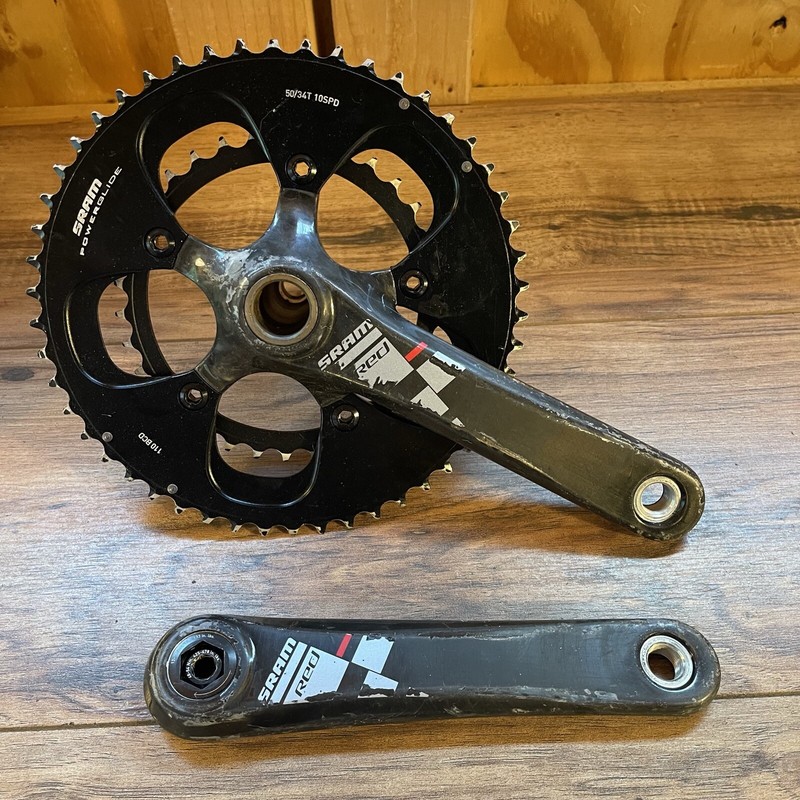SRAM Red Carbon 10 Speed GXP Compact Crankset 175 50/34