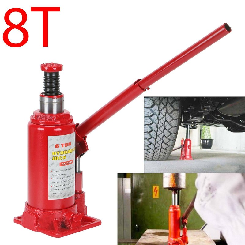 1Tlg Stempelwagenheber Hydraulisch Wagenheber Hydraulikheber 8 Tonnen Profi