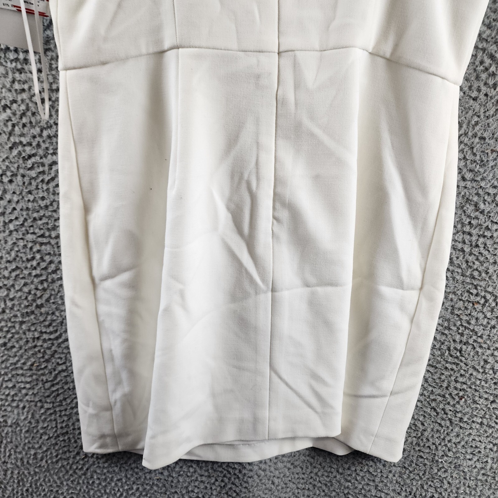 FRENCH CONNECTION Whisper Corset Dress Women's 10 Sumer White Back Zip Closure - Picture 12 of 13