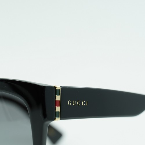 Pre-owned Gucci Gg0459s 001 Black/grey 54-19-145 Sunglasses Authentic In Gray