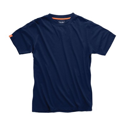 Scruffs Eco Worker T-Shirt Hardwearing Work Shirt Navy XS