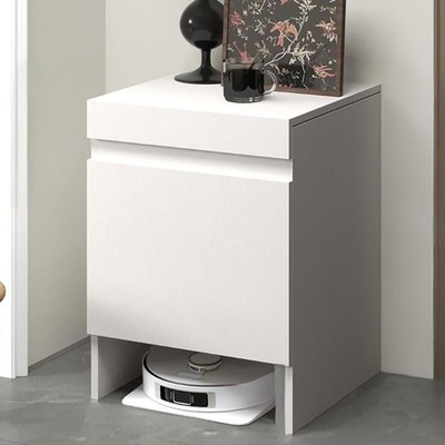 Robot Vacuum Storage Cabinet with Doors