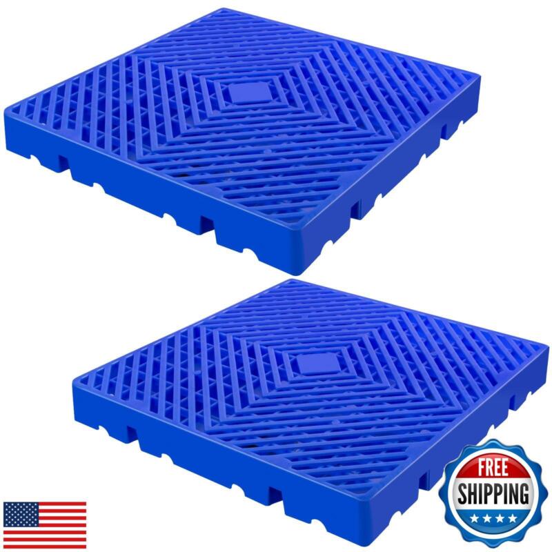 TMINEL Plastic Pallets for Basement Storage Lightweight Plastic Pallets with