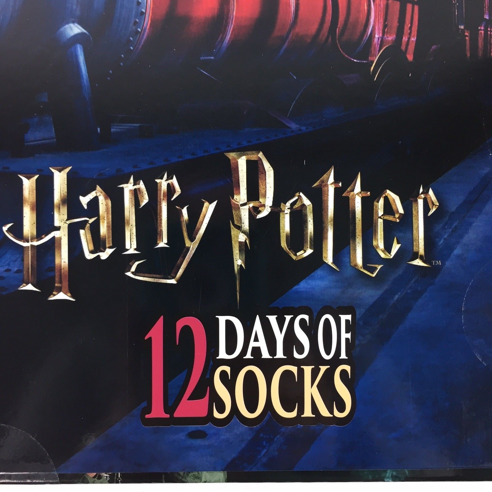 Harry Potter 12 Days Of Socks Womens Socks 4-10 Size 2018